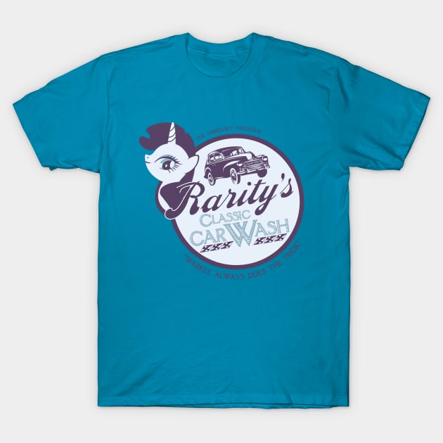 Rarity's Classic Car Wash T-Shirt by RachaelMakesShirts